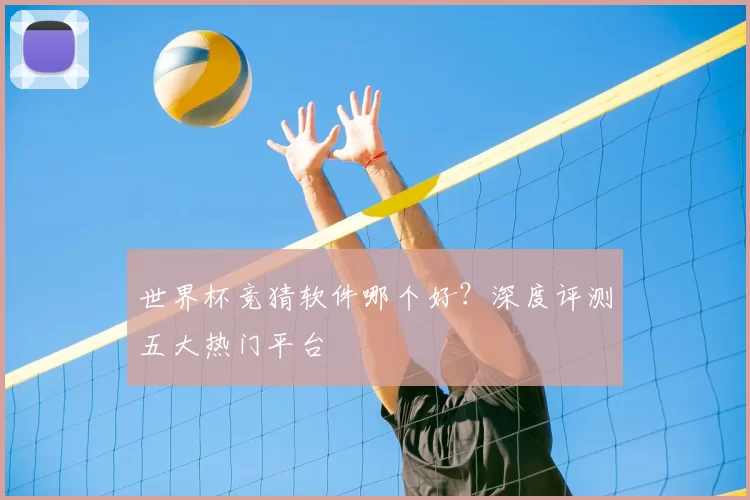 世界杯竞猜软件哪个好?深度评测五大热门平台