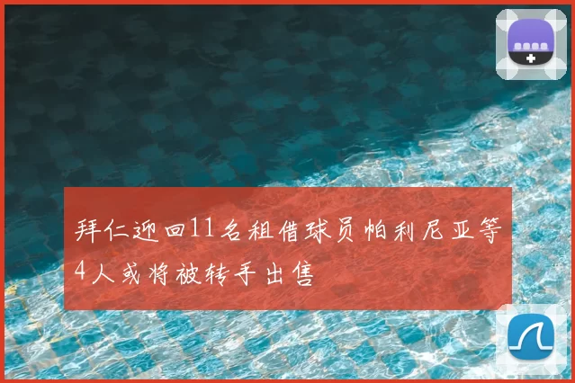 拜仁迎回11名租借球员帕利尼亚等4人或将被转手出售