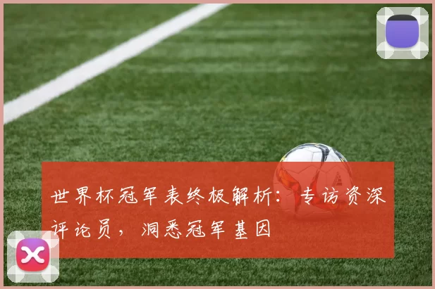 世界杯冠军表终极解析：专访资深评论员，洞悉冠军基因